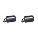 thumbnail image 2 of Vogacara Bolsa de almacenamiento de artículos de tocador de viaje de gran capacidad portátil transparente y visible para un fácil acceso negro talla pequeña 2piezas, 2 of 6