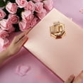 thumbnail image 2 of 12 Gift Boxes with Lids - 11x8.5x1.5 Inches, Apparel in Glossy Rose Gold Grain Texture, 2 of 4