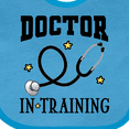 thumbnail image 4 of Inktastic Future Doctor in Training Boys or Girls Baby Bib, 4 of 4
