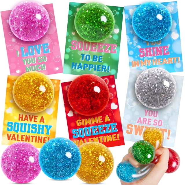 Set de regalos de San Valentín Ellinjan para niños con tarjeta y bollo