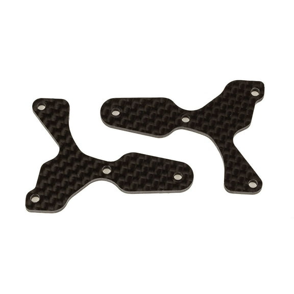 Associated 81532 Rc8B4 Ft Front Lower Suspension Arm Inserts Carbon Fiber 2mm