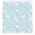 thumbnail image 2 of Ambesonne Floral Shower Curtain, Daisy Blossom Spring Print, 69"Wx84"L, Pale Blue, 2 of 4