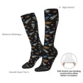 thumbnail image 4 of Fotbe Space Rocket Calcetas Divertidas Estampadas para Hombre y Mujer, Calcetas de Algodón hasta la Rodilla para Caminar, Correr, Enfermería y Embarazo, 4 of 6