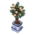 thumbnail image 1 of Decoración De Casa De Muñecas, Casa De Muñecas De Porcelana Blanca Y Azul Vívida, Mini Naranjo, Accesorio Fotográfico En Miniatura Brillante Y Elegante Para Niños Para, 1 of 7