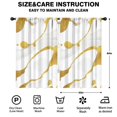 thumbnail image 2 of Blackout Kids Curtains,Gold and White Marble Childrens Insulated Curtains Set Of 2,Bedroom Essentials,Toddler Room Decor 52x84in(132x213cm), 2 of 4