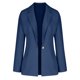 thumbnail image 3 of ICHUANYI Clearance Woman Fashion Long Sleeves Solid Color Suit Comfortable Loose Tops Long Coat Blouse(Navy, XXL) ICHUANYI WER2023081403313, 3 of 5