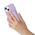 thumbnail image 2 of Compatible with iPhone 13 Wallet Phone Case,360°Rotation Finger Ring Holder Kickstand,with Card Holder,Lychee Pattern PU Leather Durable Shockproof Rugged Phone Case,Purple, 2 of 12