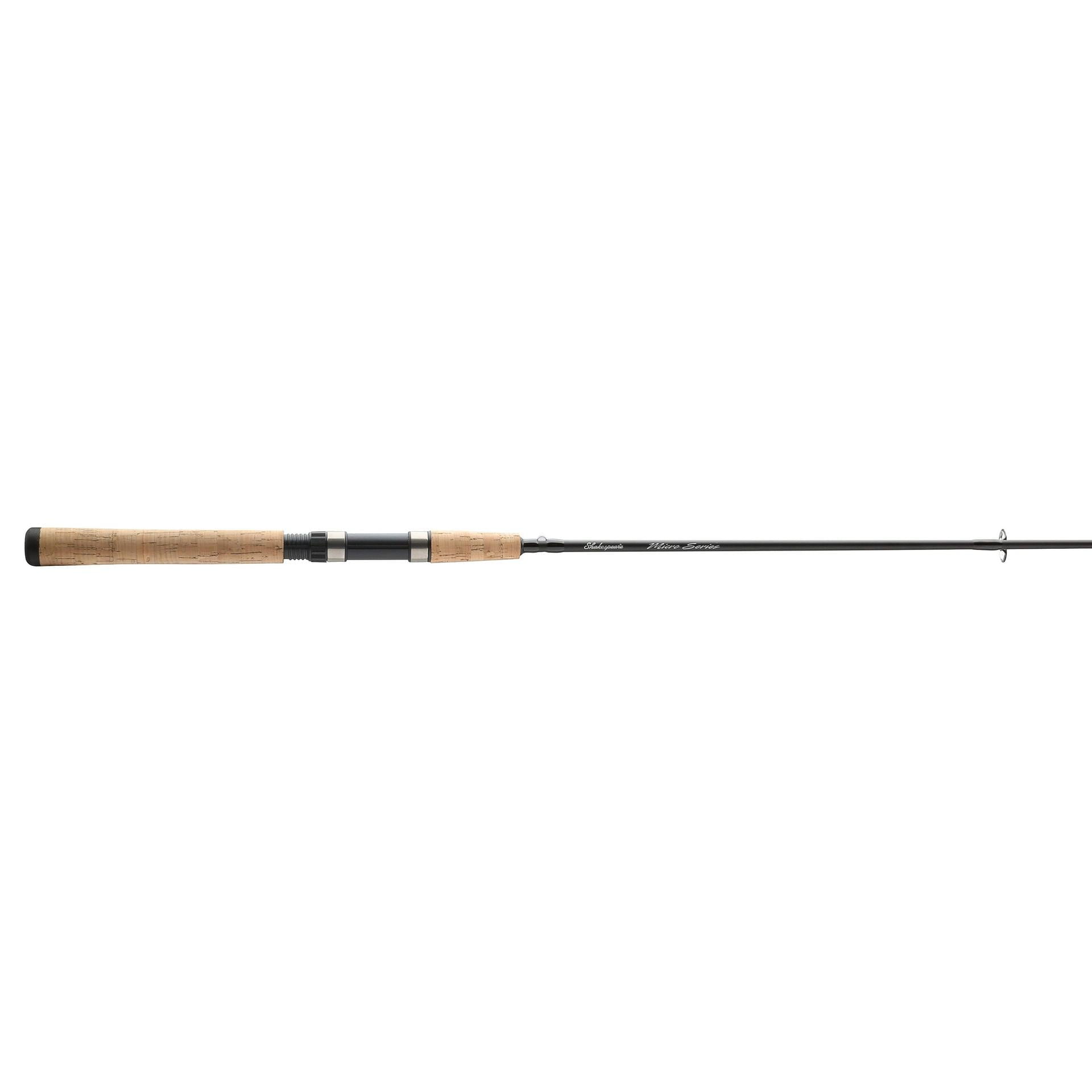 Shakespeare Micro 6'6" Spinning Rod, 2-Piece Fishing Rod, Graphite Composite Blank