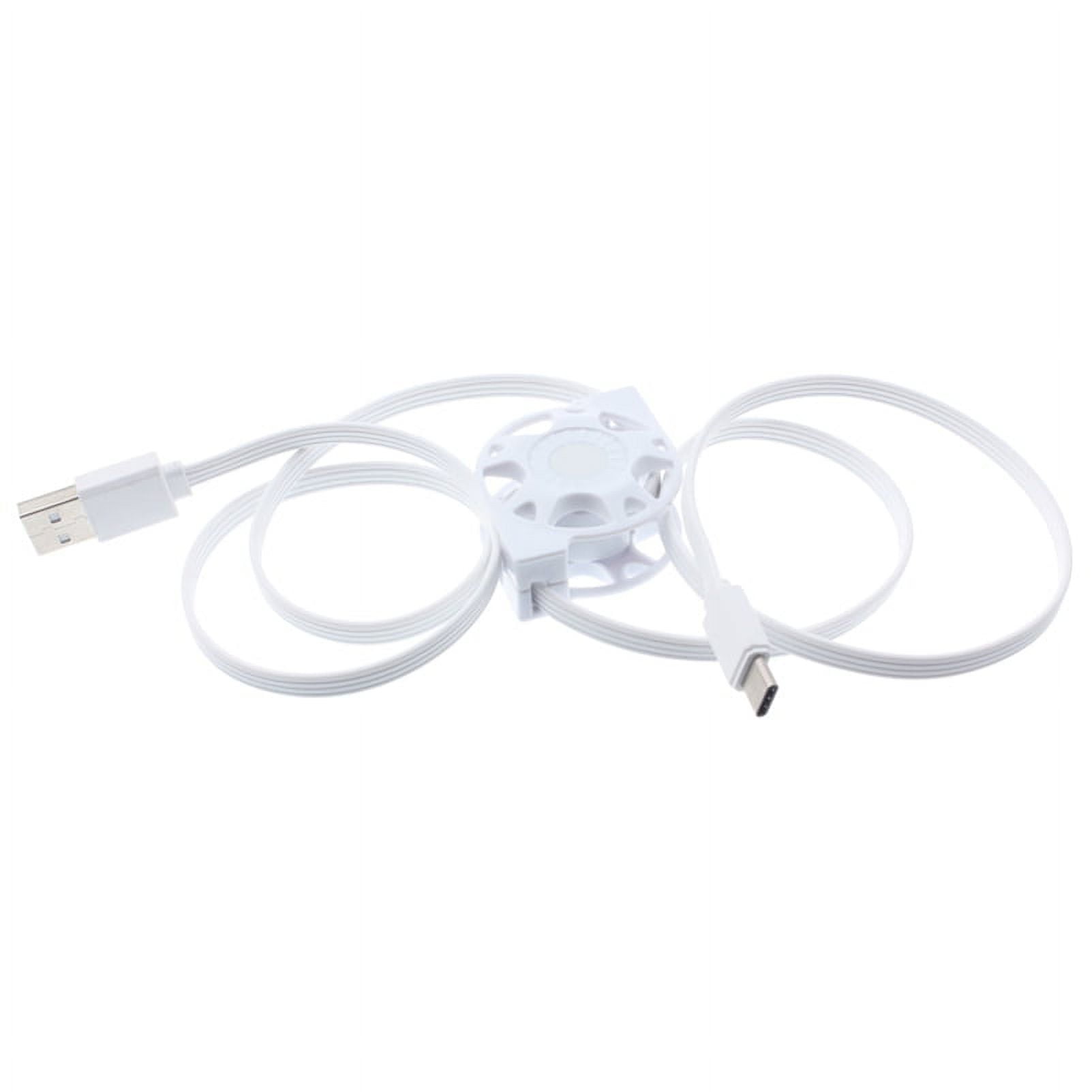 18W Quick Home Charger w Retractable USB Cable A7Q for LG G7 ThinQ, Stylo 4 - Motorola One, Moto Z4 Z3 Play Z2 Play Z Play Droid Force Droid X4 G7 Power Play G6 - Nokia 8, 7.1, 3.1 Plus