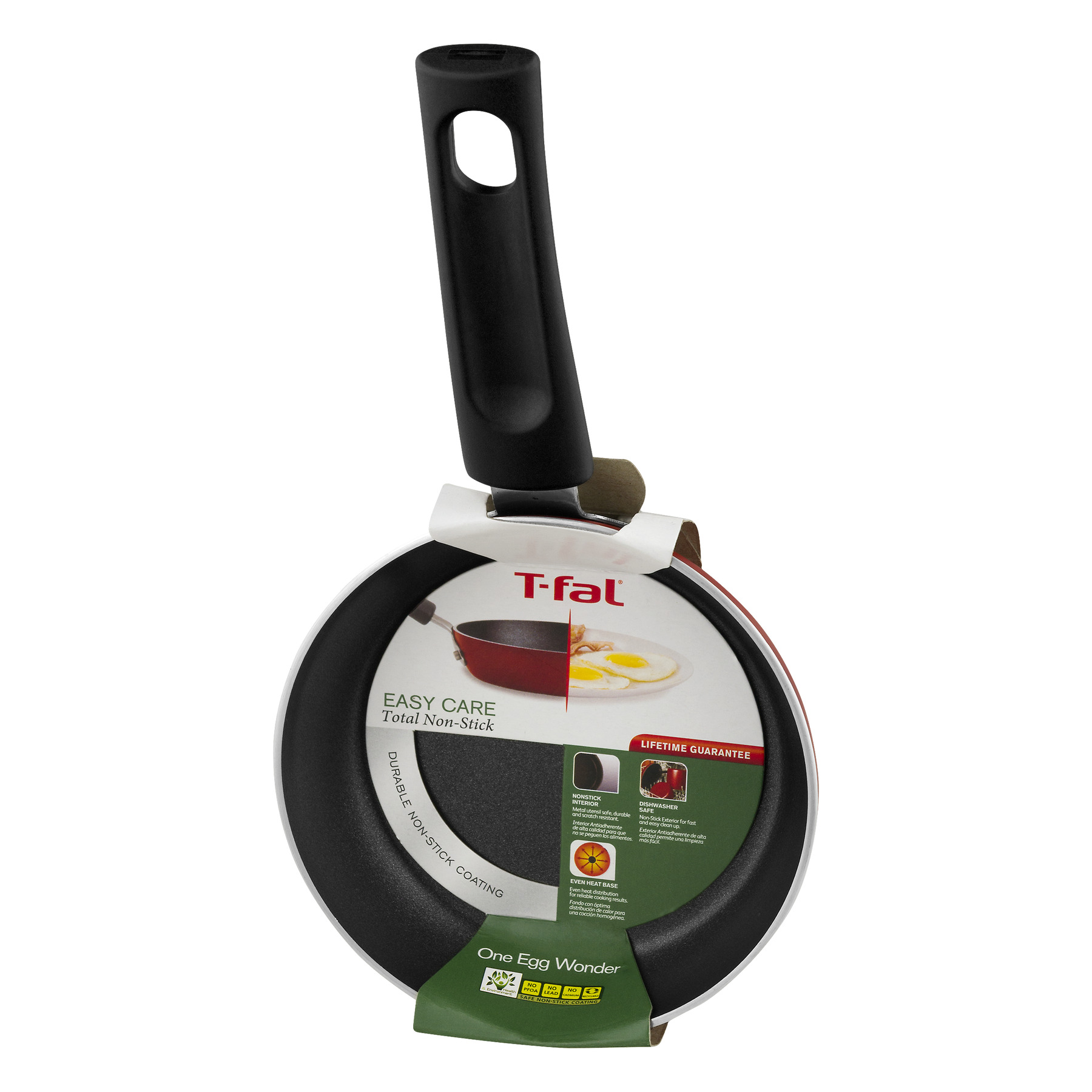 T-fal, Specialty Nonstick, One Egg Wonder 4.5 In. Fry Pan, Red - image 2 of 7