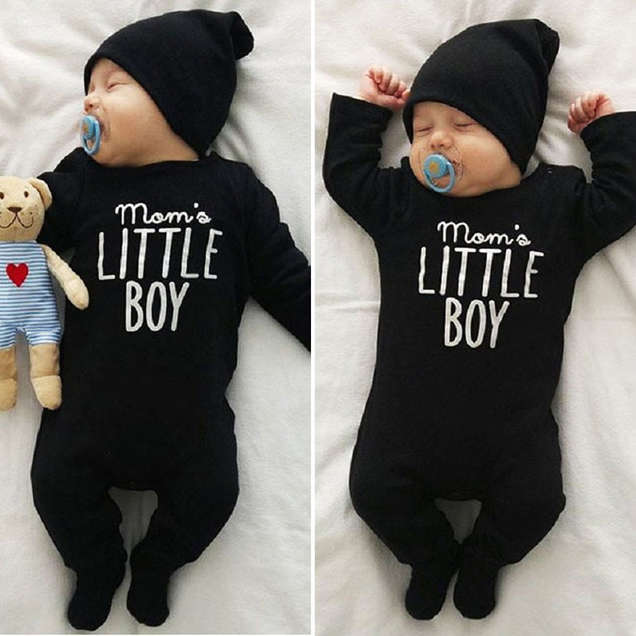USA Infant Newborn Baby Kid Boy Outfits Superhero Romper Jumpsuit Bodysuit 
