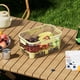 thumbnail image 5 of Nevera portátil para verduras, tipo baúl de picnic, gran capacidad, con tapa, de resina, ideal para acampar y hacer picnics. Resistente, plegable, de dos niveles, para uso en exteriores y, 5 of 8