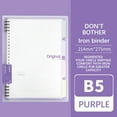 thumbnail image 2 of 100Fens B5 Loose Leaf Notebook With Thickened Skin Hard Cover Student Notebook Binder Notebook Student Study Supplies, 2 of 2