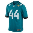 thumbnail image 2 of Men's Nike Travon Walker Teal Jacksonville Jaguars Player Game Jersey, 2 of 4