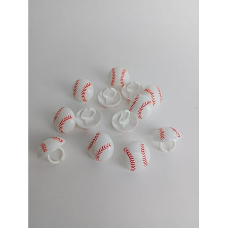 Baseball Cupcake Rings