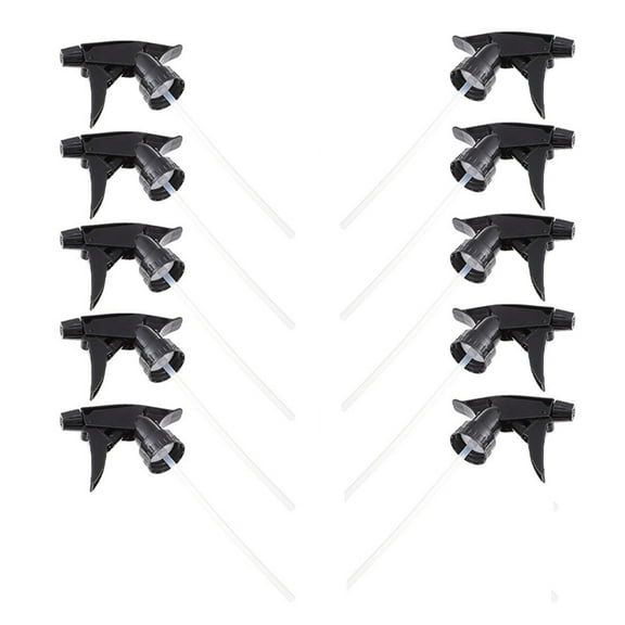 Masteelf 24 Pcs Black Spray Bottle Nozzle Replacement for Watering Plants and Cleaning Use