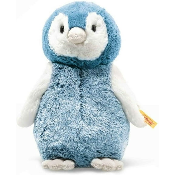 Steiff Paule Penguin 9" Blue, Soft Cuddly Friends Premium Plush Stuffed Animal, Plushy Toy for Girls Boys and Kids, 063930