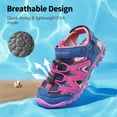 thumbnail image 3 of Dream Pairs Kids Outdoor Summer Sport Sandals Closed Toe for Little Kid/Big Kid, 3 of 5