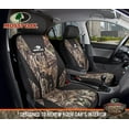 thumbnail image 3 of Mossy Oak 2PC Low Back Car Seat Covers Leather Black - Universal Fit, 1901SC01, 3 of 9