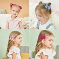 thumbnail image 4 of 10Pcs/Set Girls Solid Hairpins Hair Bows Clips Gift Nylon Safe Hair Clip Barrettes for Infants Toddlers Kids Hair Accessories, 4 of 10