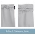 thumbnail image 4 of AIR-TYRON 2 Pack Screwed Sash Curtain Rod Adjustable 12-18 Inch, 3/8 In. Diameter, Small Front Door Curtain Rod (Black), 4 of 4