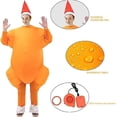 thumbnail image 4 of Disfraz Inflable para Adultos Disfraces Inflables Naranjas De Halloween Traje De Pavo Inflable Juego De Fiesta Cosplay De Animal Gordo Disfraz De Pavo Mujer Acción De Gracias, 4 of 5