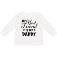 thumbnail image 3 of Inktastic My Best Friend is My Daddy with Hearts Boys or Girls Long Sleeve Toddler T-Shirt, 3 of 5