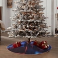 thumbnail image 4 of Bingfone Christmas Tree Skirt Mat Christmas Decoration Interior 30" -Futuristic Bar Space View, 4 of 6
