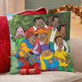 thumbnail image 4 of Fat Albert and the Cosby Kids-themed plush velvet Pillow Cover Case Gifts Pillowcase Home Decorative Throw Cushion Birthday Present Fans Lover, 4 of 6