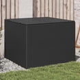 thumbnail image 1 of vidaXL Boîte de Rangement de Jardin Noire 291L Poly Rotin, 1 of 1