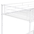 thumbnail image 6 of SESSLIFE Twin Over Twin Bunk Bed, Sturdy Metal Bunk Bed with Storage Shelf, Suitable for Bedroom, Dorm, Mattress Foundation, No Box Spring Needed, 6 of 10