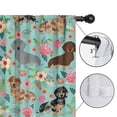 thumbnail image 4 of Blackout Kids Curtains,Dachshund and Flower Childrens Insulated Curtains Set Of 2,Bedroom Essentials,Toddler Room Decor 42x54in(106x137cm), 4 of 4