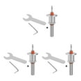 thumbnail image 1 of maskred Adjustable Woodworking Drill Bit Countersink Round Shank Steel for Precise Drilling 4mm 3Set, 1 of 6
