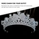thumbnail image 3 of Tiara de diamantes de imitación brillantes para vestido de novia, tiara de novia, regalos de despedida de soltera para damas de honor y novias, 3 of 5