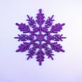 thumbnail image 2 of Christmas Snowflake Ornaments Plastic Glitter Snow Flakes Hanging Snowflakes for Winter Christmas Tree Decorations, 2 of 9