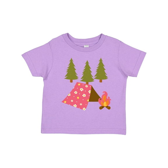 Inktastic Summer Camp Girls Camping Girls Toddler T-Shirt
