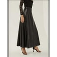 thumbnail image 3 of Faux Leather Maxi Skirt, 3 of 5