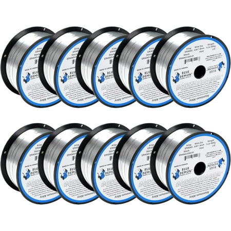 

ER4043 X .030 X 1LB X 10 Pack MIG/GMAW General Purpose Aluminum Welding Wire All Position with Silicon Additives Formulated to Provide Porosity-Free X-Ray Quality Welds