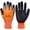 Orange, variant on Waterproof Work Gloves for Men Women Double Nitrile Coated Work Gloves with Non-Slip Palm for Garden Yard Fishing Cleaning Orange 1 Pair L