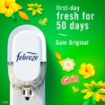 thumbnail image 4 of Febreze Plug in Air Fresheners, Gain Original Scent, Odor Fighter for Strong Odors, 1 Warmer + 4 Oil Refills, 4 of 4