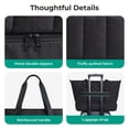 thumbnail image 5 of BAGSMART Weekender Overnight Bag for Women Tote Bag, 39L Large Travel Duffle Bag Carry On Gym Bag with Luggage Sleeve and Shoe Compartment, Ladies Shoulder Handbags Top Handle Purses, 5 of 7