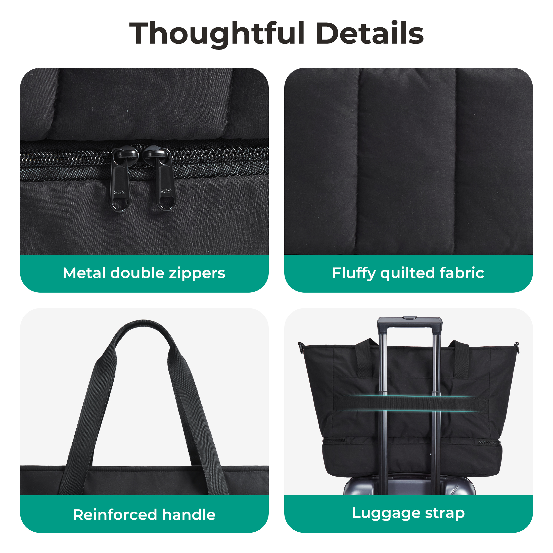 Bagsmart Weekender Overnight Bag Women photo 5