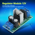 thumbnail image 2 of LM7812 12V Voltage Regulator Module with 3A Rectifier Bridge, 1.5A High-Current Chip, AC/DC Input Compatibility, Dual 35V220UF Capacitors for Stable Output – Ideal for DIY, Monitoring, Camera,, 2 of 6