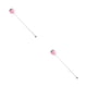 thumbnail image 1 of Wosthever Agitador Beber Varilla agitadora Mezclador Silicona Mango largo Muddler Bar Herramienta Accesorios Party Cafe Pink Strawberry fresa rosa 2Conjunto, 1 of 6