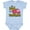 AE-Light Blue, variant on My Dad is a Firefighter with Fire Truck Boys or Girls Baby Bodysuit