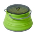 thumbnail image 1 of Colaxi Foldable Camping Kettle Silicone Cooking Pot Tea Pot Compact Kitchen Water Boiler Pot for Fishing Barbecue Outdoor Activities Green, 1 of 8