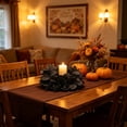 thumbnail image 6 of CuiLiyq Fall Pumpkin Sunflower Wreath, Artificial Maple Leaf Table Centerpiece Ring, Dining Table Decor, Thanksgiving Home Ornament, Autumn Harvest Tabletop Arrangement, 6 of 6