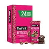 That’s it. Keto Kick Coffee Energy Bar, 24 Mini Bars, Plant-Based, Vegan, USDA Organic, Natural Caffeine from Fair Trade Coffee (95mg), Energy on the Go, Keto Friendly Keto Bars (24 Pack Chocolate)
