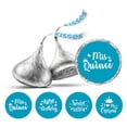 thumbnail image 1 of Darling Souvenir chocolate Candy Labels 190 Pcs Quinceanera Party Theme Stickers-Turquoise Blue, 1 of 2
