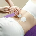 thumbnail image 6 of 20 Rounded Electrode Pads EMS for Tens Massager 7000, 3000- 2 Inch White Cloth, 6 of 10